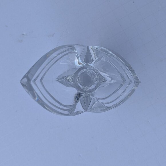 Vintage Art Deco Mikasa German Crystal Tulip 5.25" Candle Holder - Picture 13 of 14